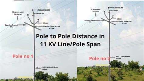 lv pole|11kv pole to distance.